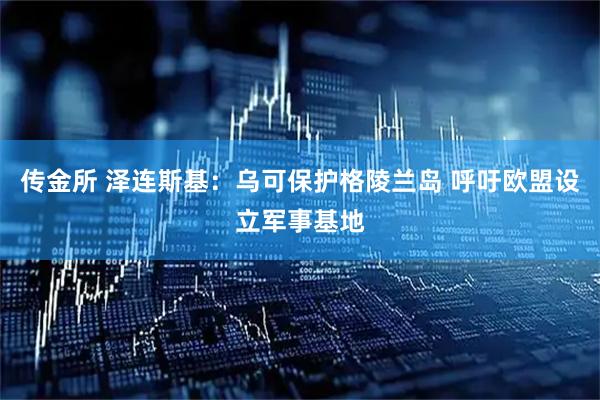 传金所 泽连斯基：乌可保护格陵兰岛 呼吁欧盟设立军事基地