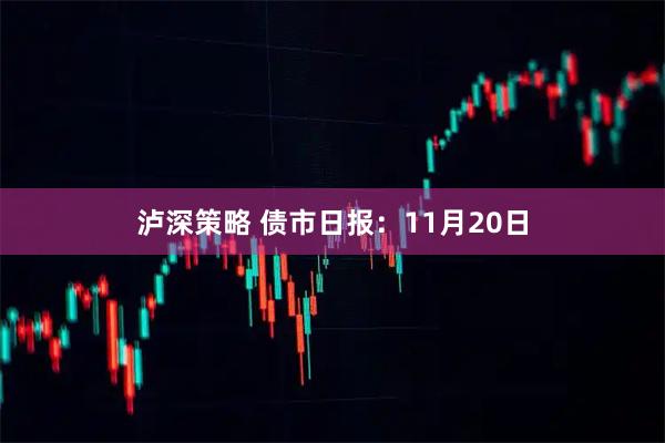 泸深策略 债市日报：11月20日