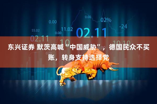 东兴证券 默茨高喊“中国威胁”，德国民众不买账，转身支持选择党